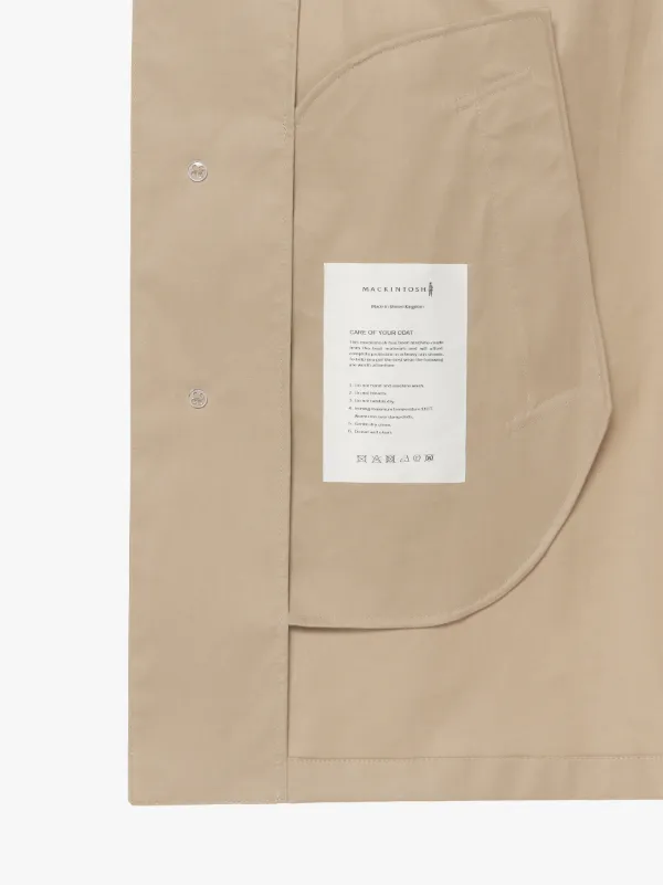 CAMBRIDGE Fawn RAINTEC Cotton Short Coat | GMC-100
