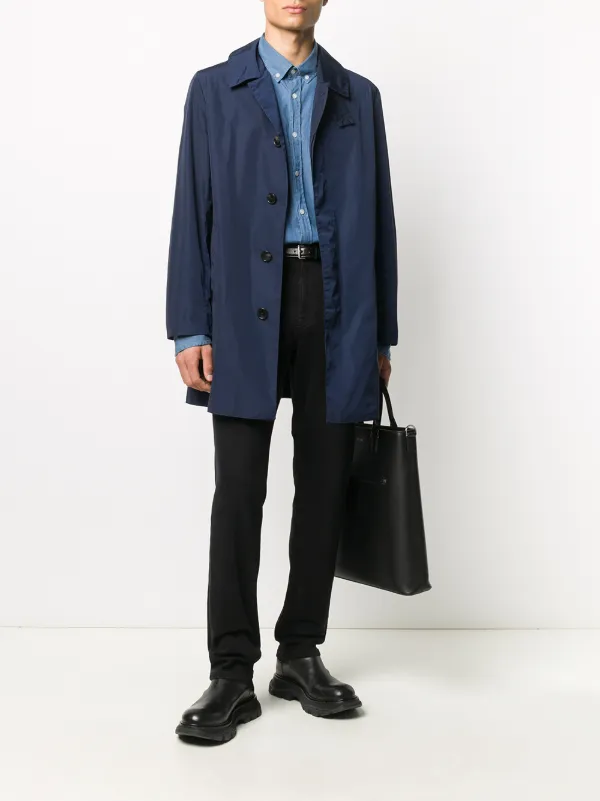 Mackintosh LONDON single-breasted Car Coat - Farfetch