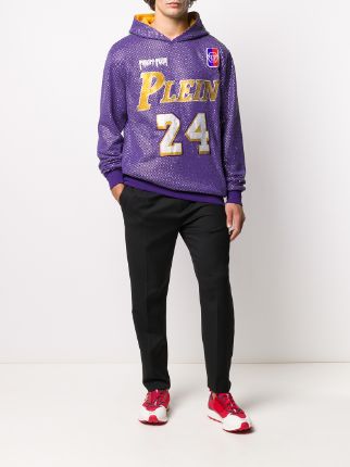 glass-embellished bball hoodie展示图