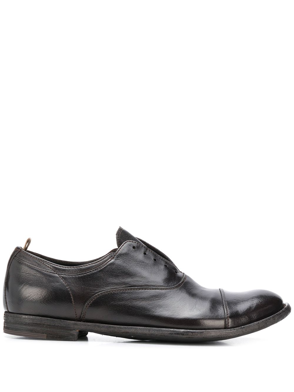 

Officine Creative laceless oxford shoes - Brown