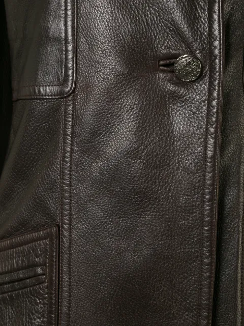 Chanel Pre Owned 1997 Oned Leather Jacket Brown 97ap09595v00393ac378 Farfetch - Leather Jacket Love Story 1997 Chanel Pre Owned 1997 Oned Leather Jacket Brown 97ap09595v00393ac378 Farfetch - Leather Jacket Love Story 1997