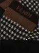 Fendi jacquard gingham-print socks
