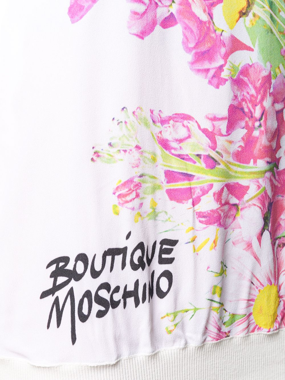 фото Boutique moschino футболка с короткими рукавами и принтом