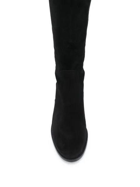 stuart weitzman black thigh high boots