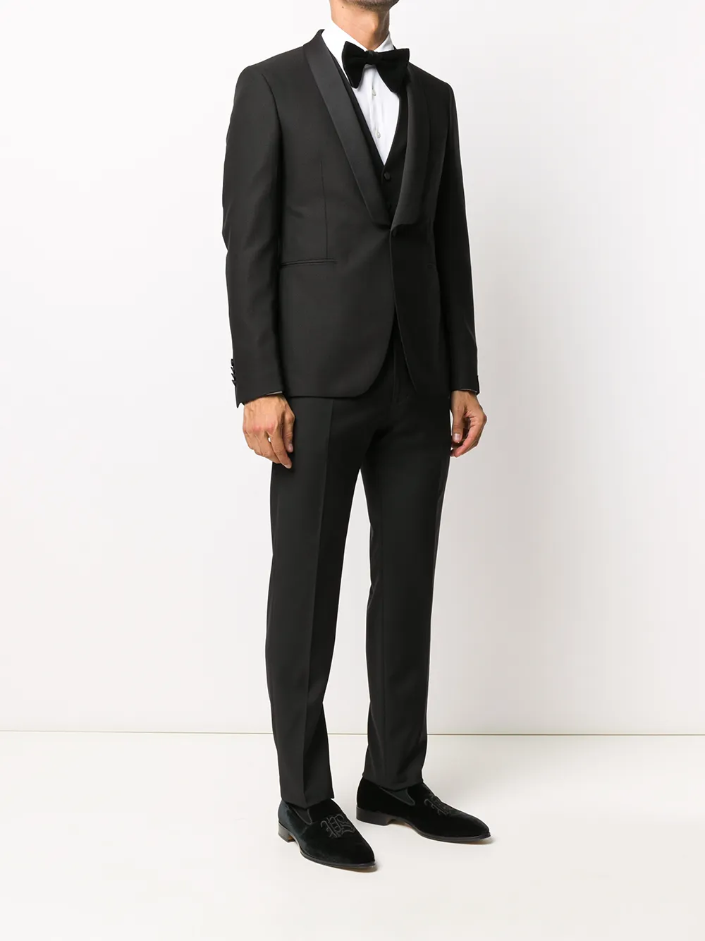 Tagliatore Driedelige smoking Zwart