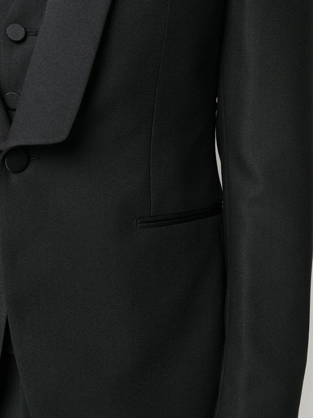 Tagliatore Driedelige smoking Zwart