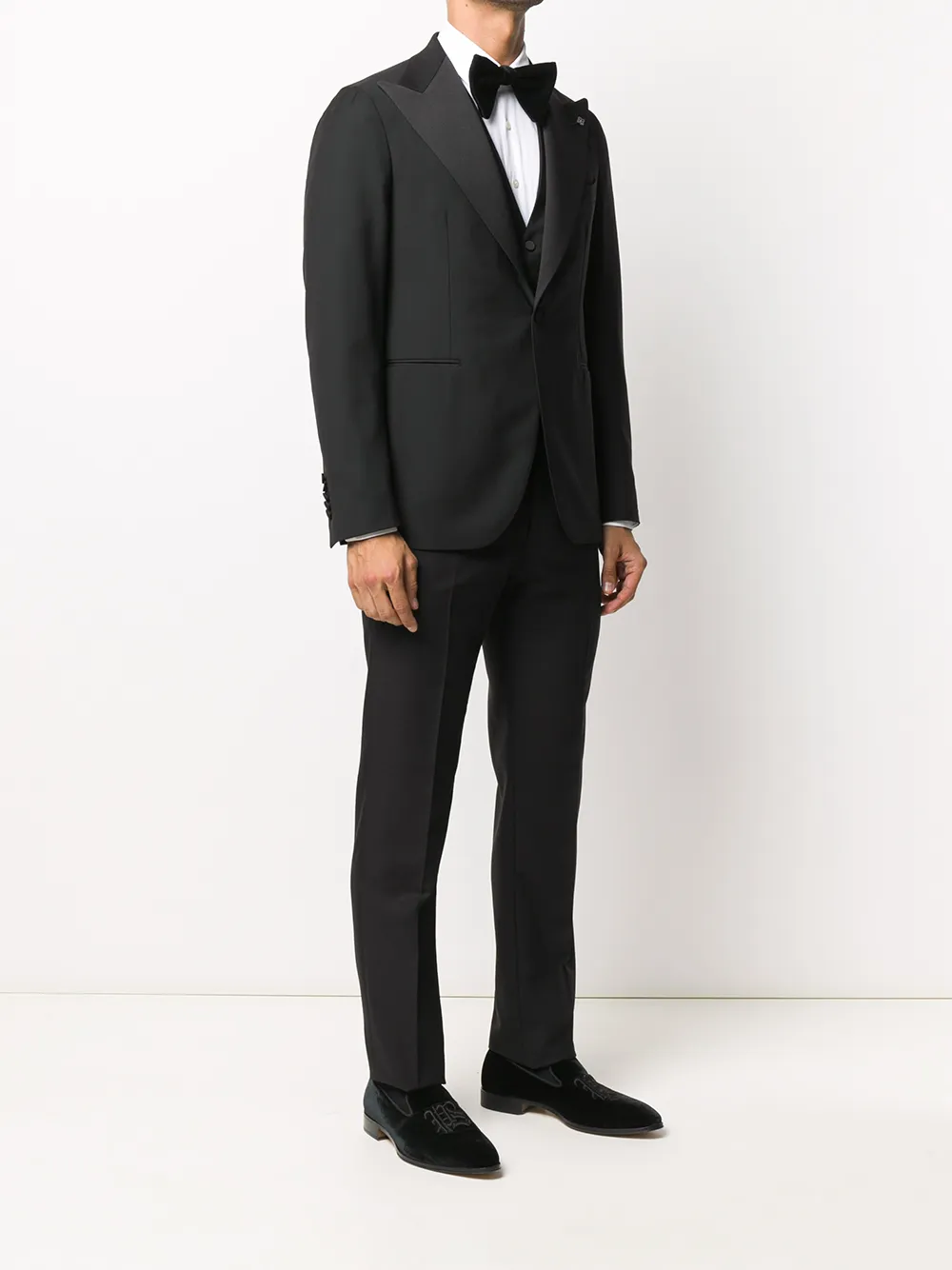 Tagliatore Driedelige smoking Zwart