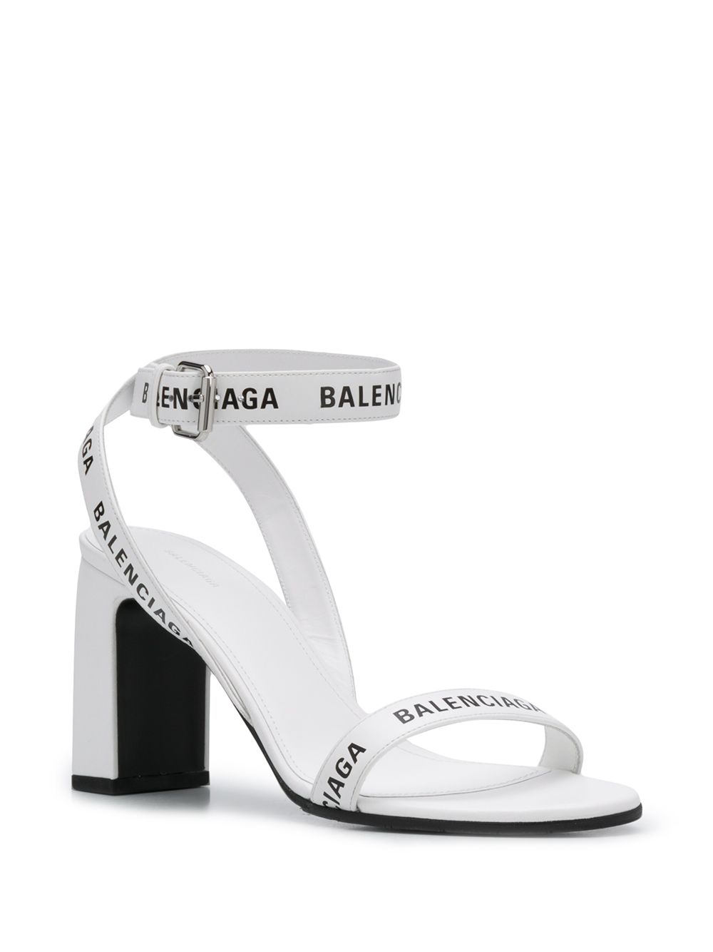 Balenciaga Sandalen met blokhak - Wit