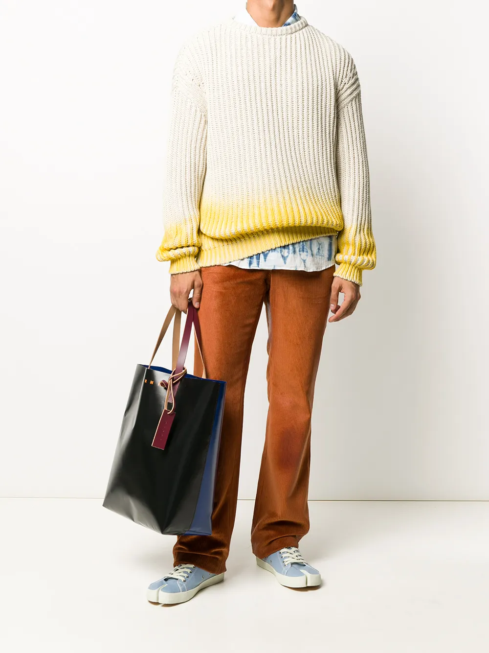 Image 2 of Marni colour-block tote bag