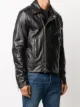 Balmain logo biker jacket