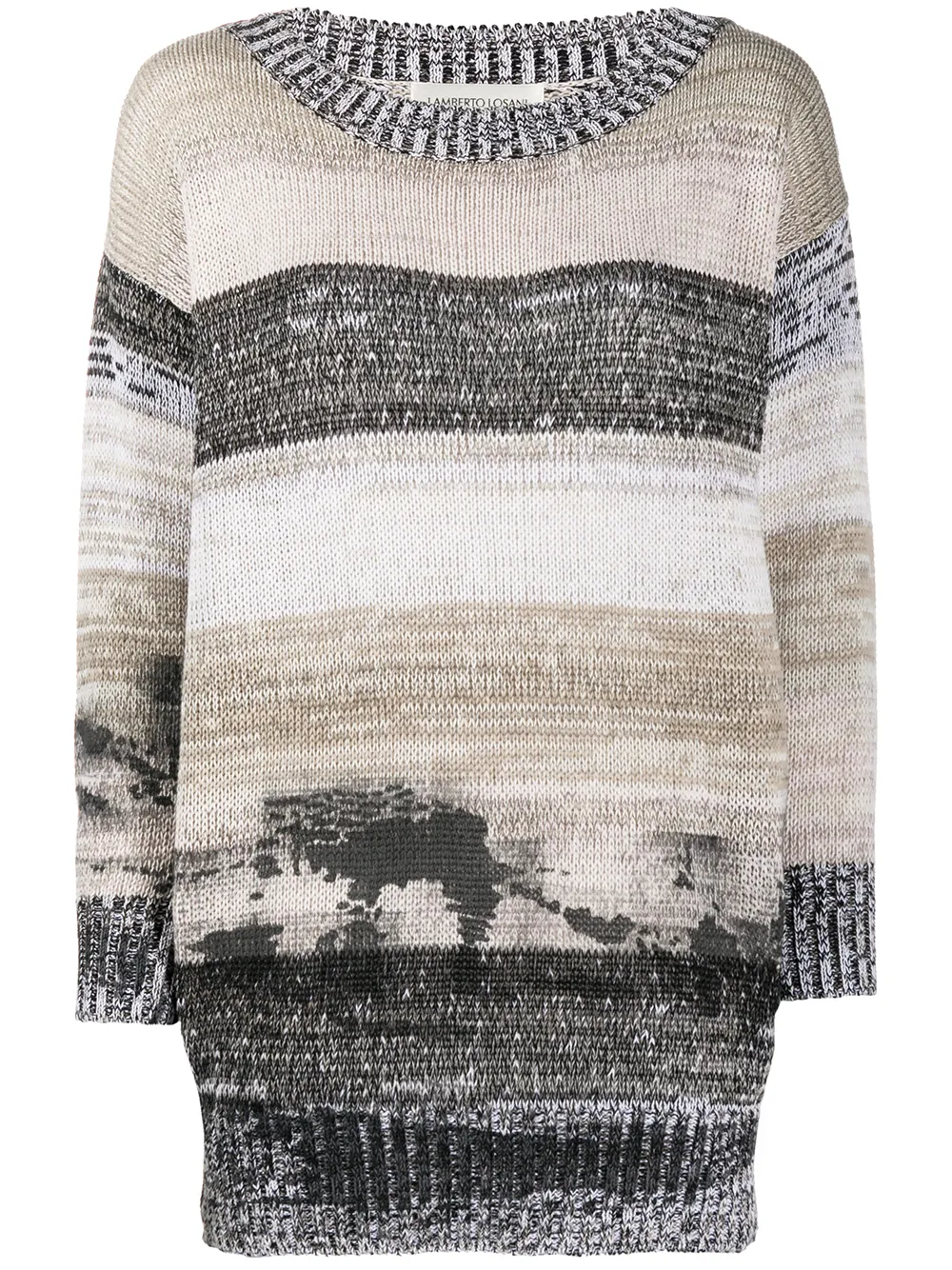Lamberto Losani Gestreifter Pullover v6zy6 KjjWy Lamberto Losani Gestreifter Pullover v6zy6 KjjWy