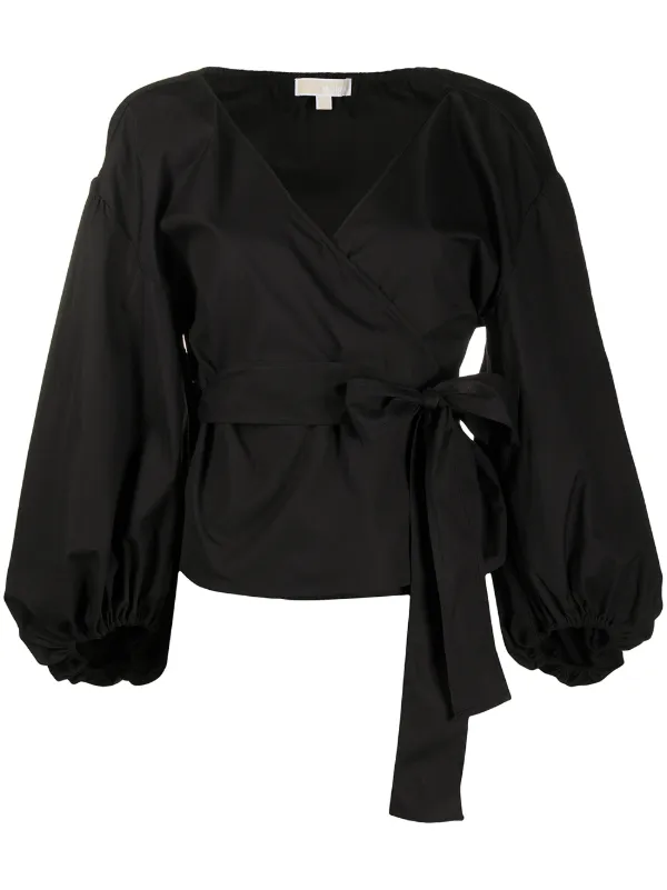 michael kors black blouse