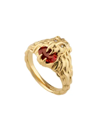 Anillo de leon gucci store