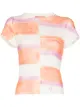 Image 1 of Eckhaus Latta check-pattern crew neck T-shirt