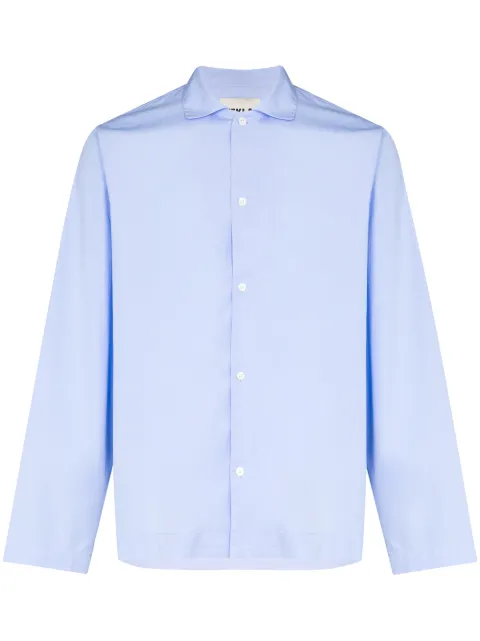 TEKLA Camisa de pijama em algodão orgânico