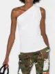 Image 2 of RtA one-shoulder tank top