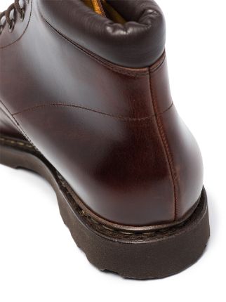 brown bergerac leather boots展示图