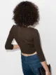 Eckhaus Latta Ride corset-style cropped top