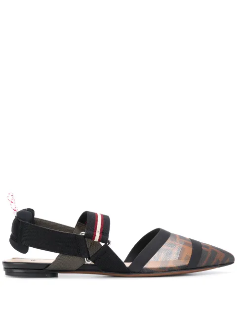 fendi colibrì flats