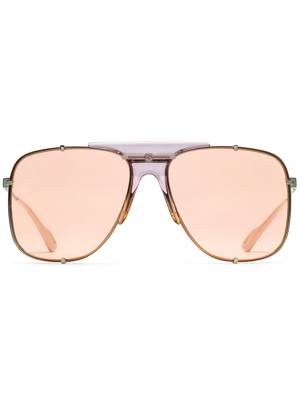 gucci square aviator sunglasses