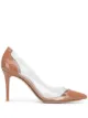 Image 1 of Gianvito Rossi Plexi leather pumps