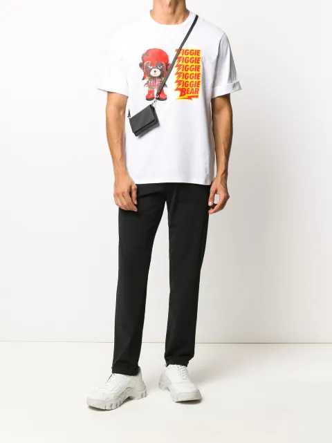 Neil Barrett Ziggie bear print cotton 
