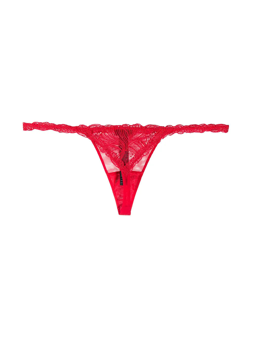 red lace thong