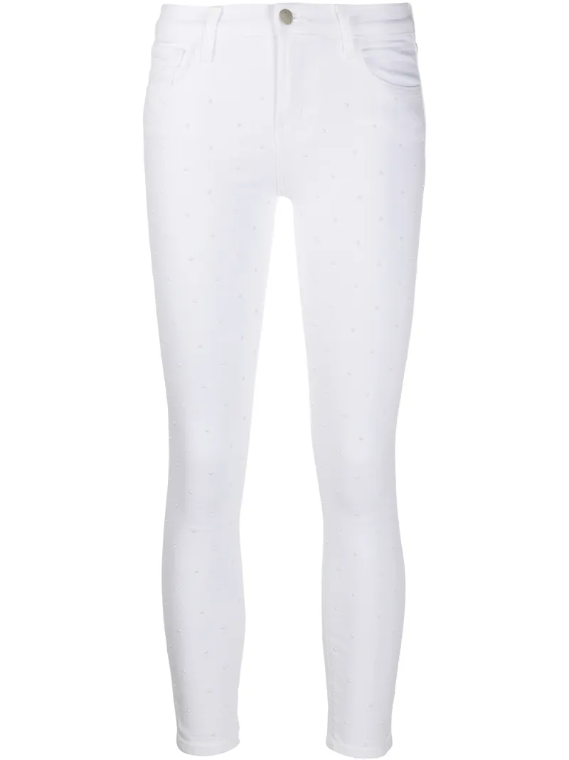 Click to view more detailed imagery on our partner's website J Brand Women's Alana High-rise Crop Skinny Jeans In White