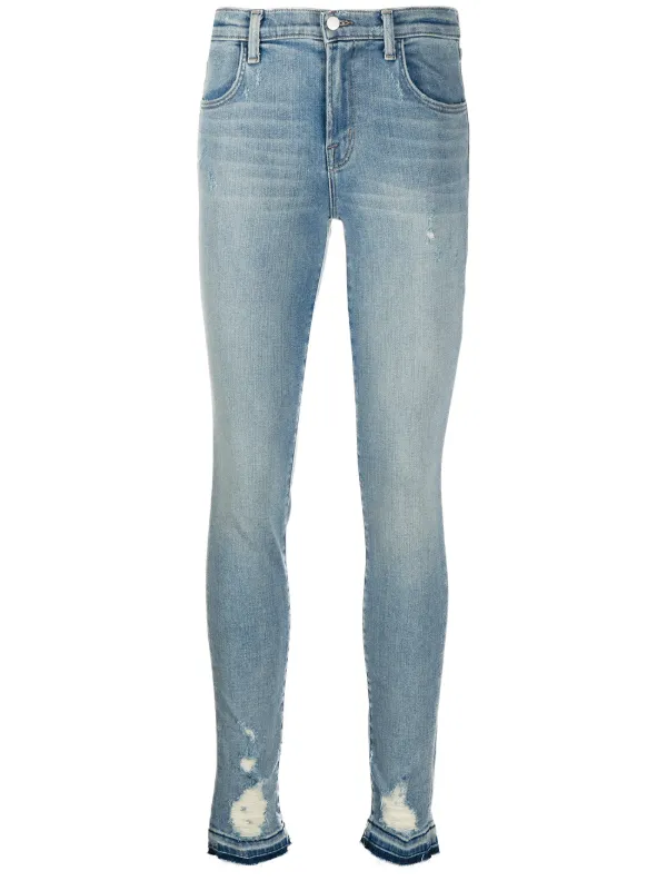 high rise skinny jeans