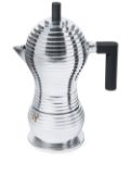 Alessi Pulcina Espresso Coffee Maker - Silver