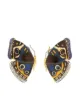Image 1 of SILVIA FURMANOVICH 18kt yellow gold diamond Marquetry Butterfly earrings