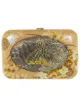 Image 1 of SILVIA FURMANOVICH vintage japanese fabric wood clutch