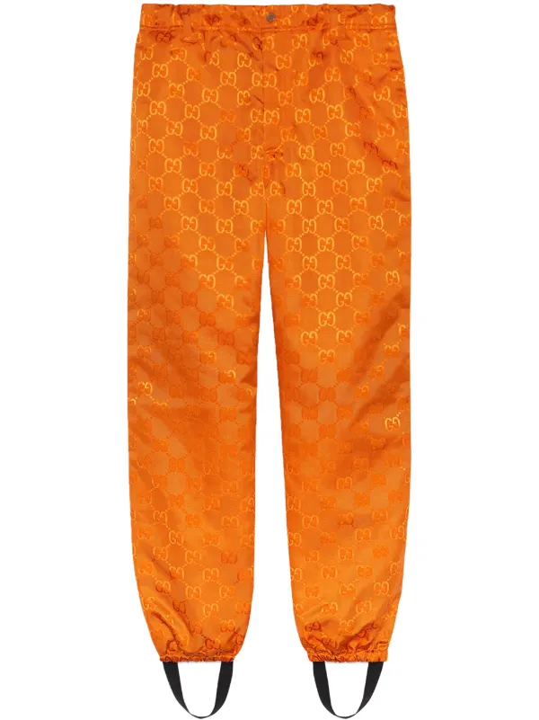 orange gucci pants