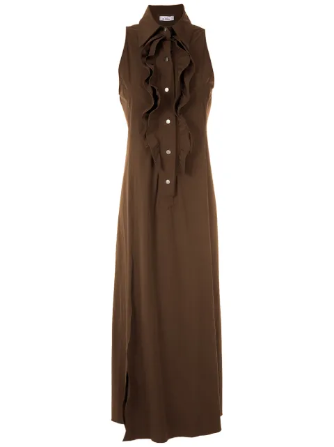 Amir Slama vestido largo con volantes