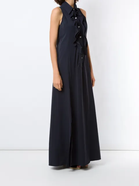 Amir Slama ruffle-trim maxi dress 105711 - 2