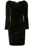 Amir Slama scoop neck tube dress - Black