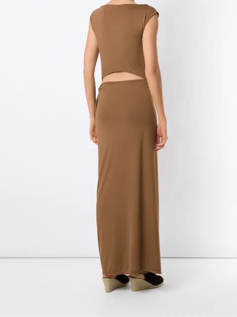 Amir Slama tied maxi dress 91741 - 3
