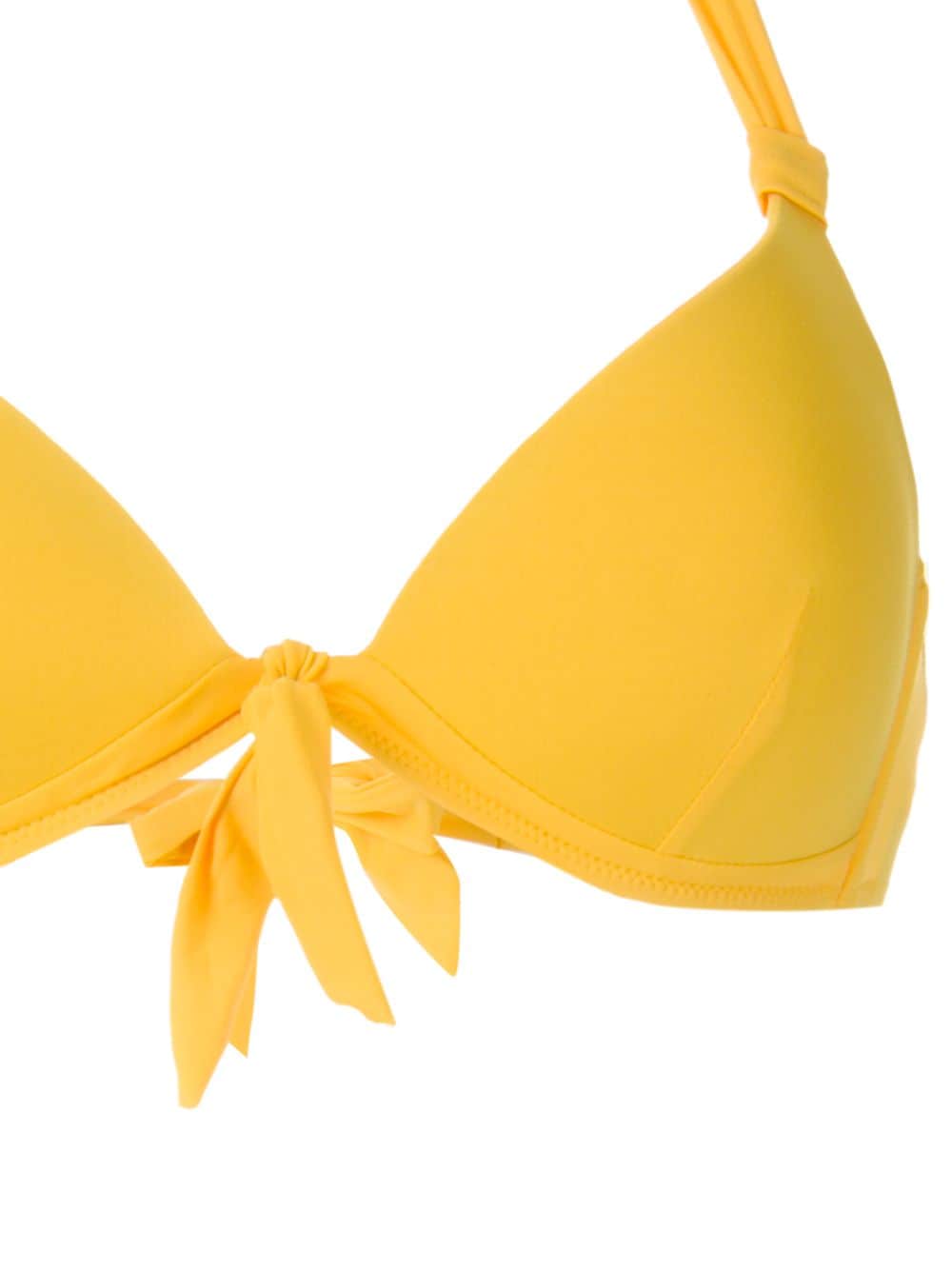 Shop Amir Slama Triangle Top Bikini Set In Yellow