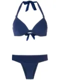 Amir Slama triangle top bikini set - Blue