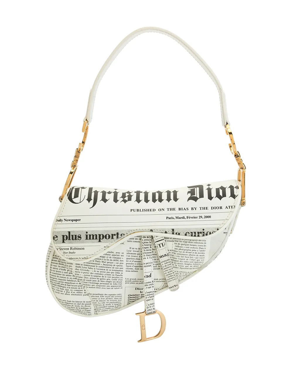 farfetch dior saddle bag