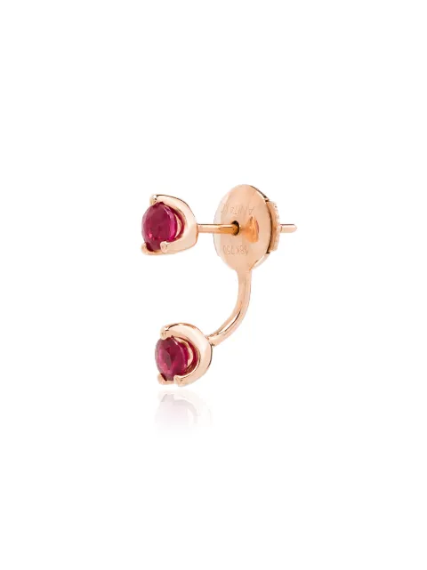 Anita Ko Orecchino in oro rosa 18kt e rubino Orbit