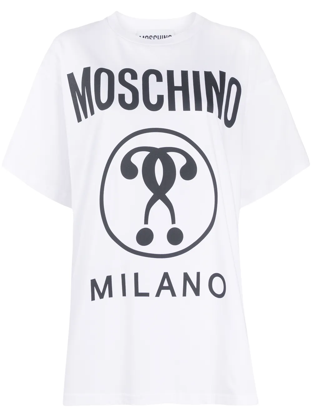 

Moschino logo print T-shirt - Blanco