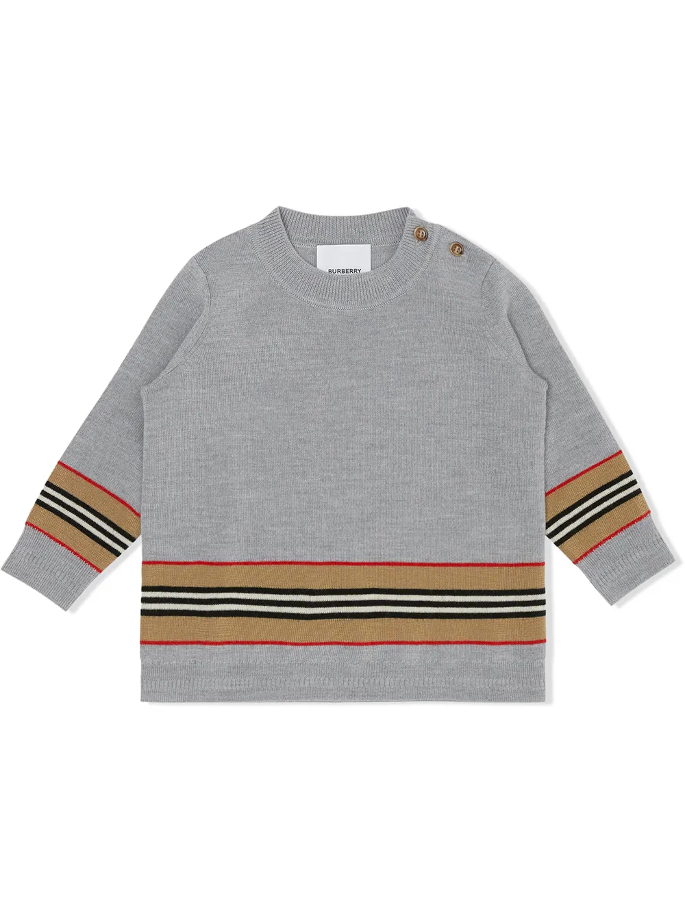 Burberry Kids джемпер в полоску Icon Stripe
