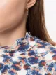 الصورة 2 من Petite Grand أقراط حلقية مزينة بكريستال