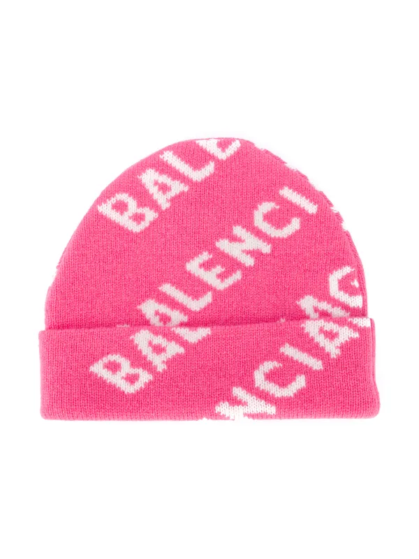 all-over logo beanie