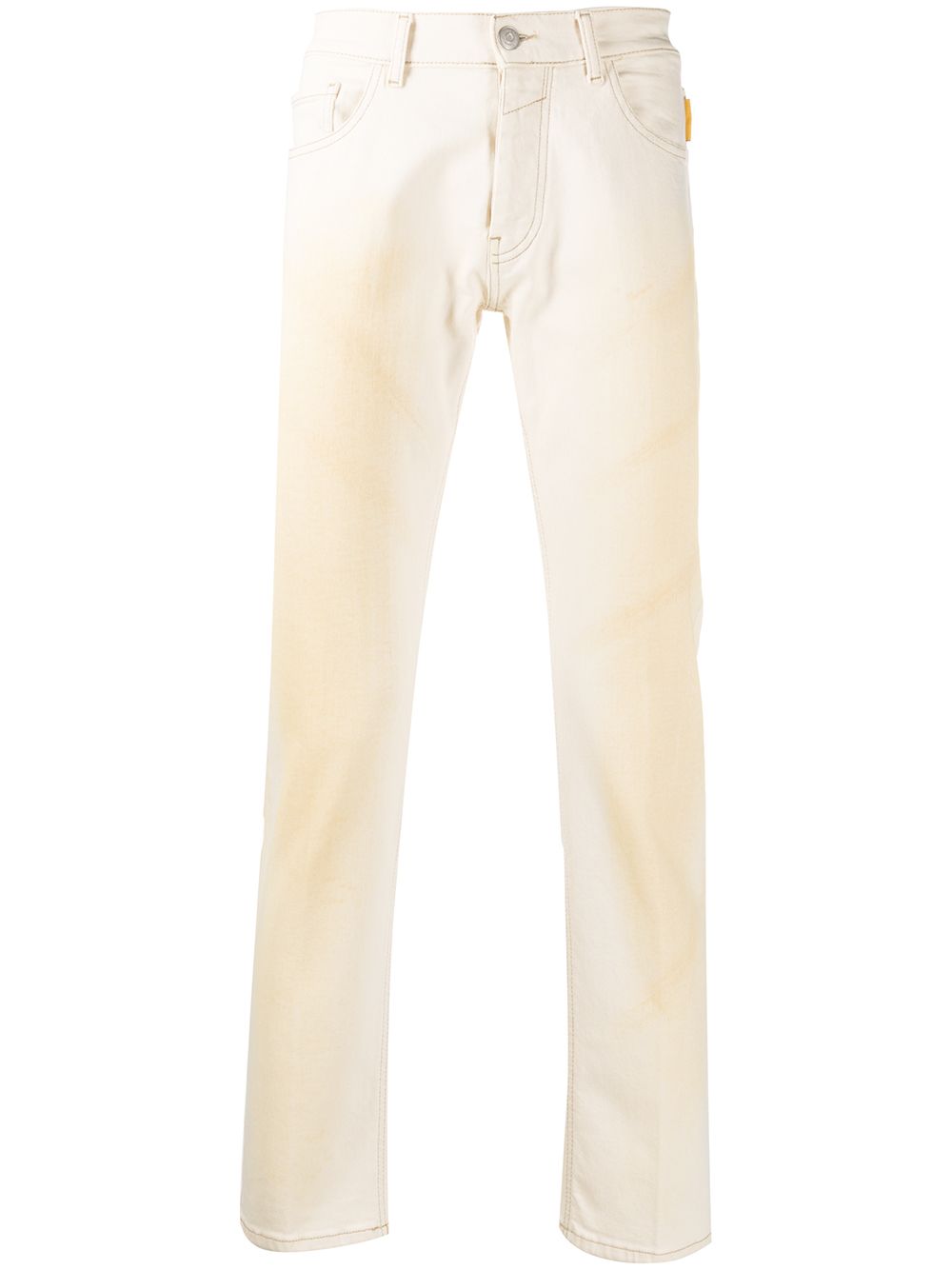 фото Frankie morello faded straight-leg jeans