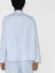 TEKLA striped organic cotton pyjama shirt
