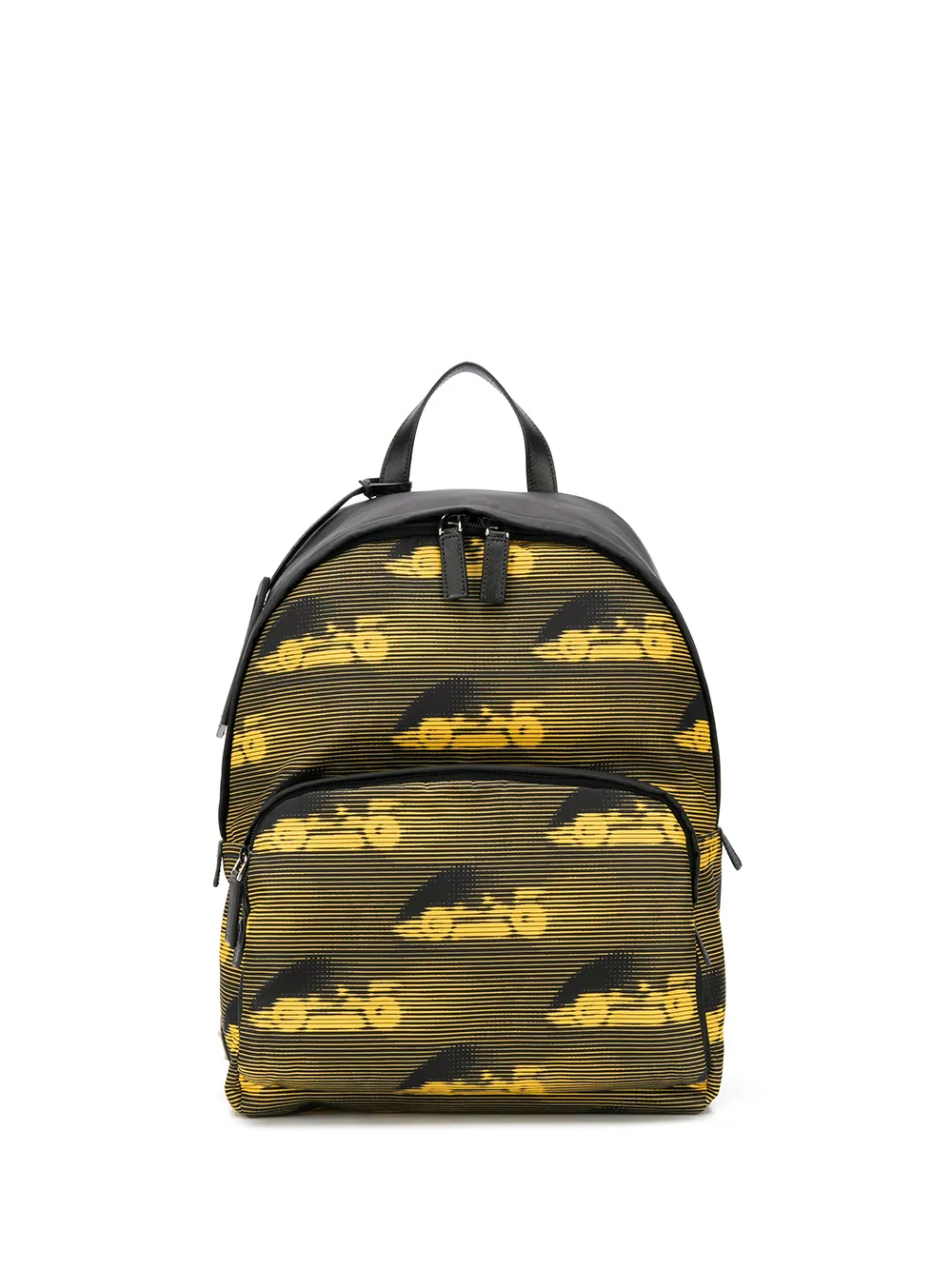 Prada race car-print backpack | Black | Image 1