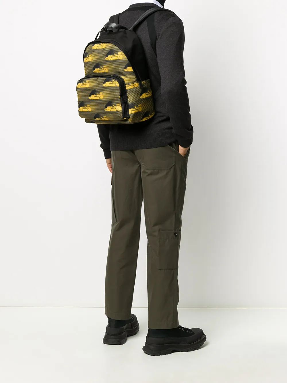 Prada race car-print backpack | Image 2