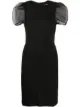 Image 1 of Karl Lagerfeld organza sleeve dress